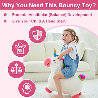 Foto 2 | Bouncy Horse Iplay Ilearn Bouncy Pals Unicorn Para Niña De Más De 18 Millones - Venta Internacional.