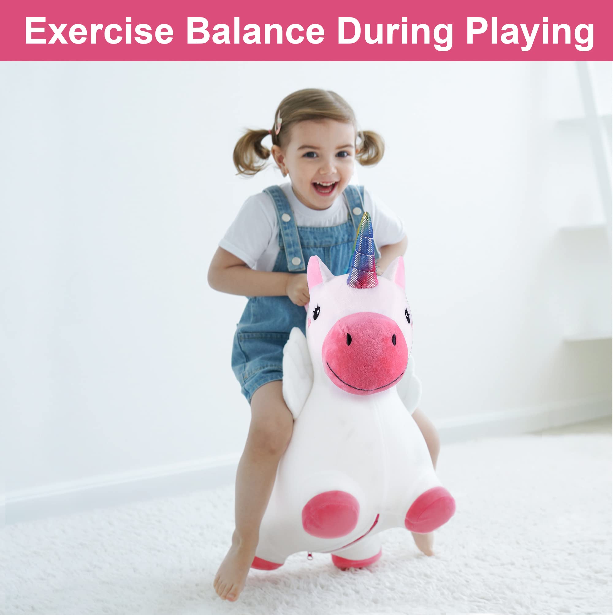 Foto 6 pulgar | Bouncy Horse Iplay Ilearn Bouncy Pals Unicorn Para Niña De Más De 18 Millones - Venta Internacional.
