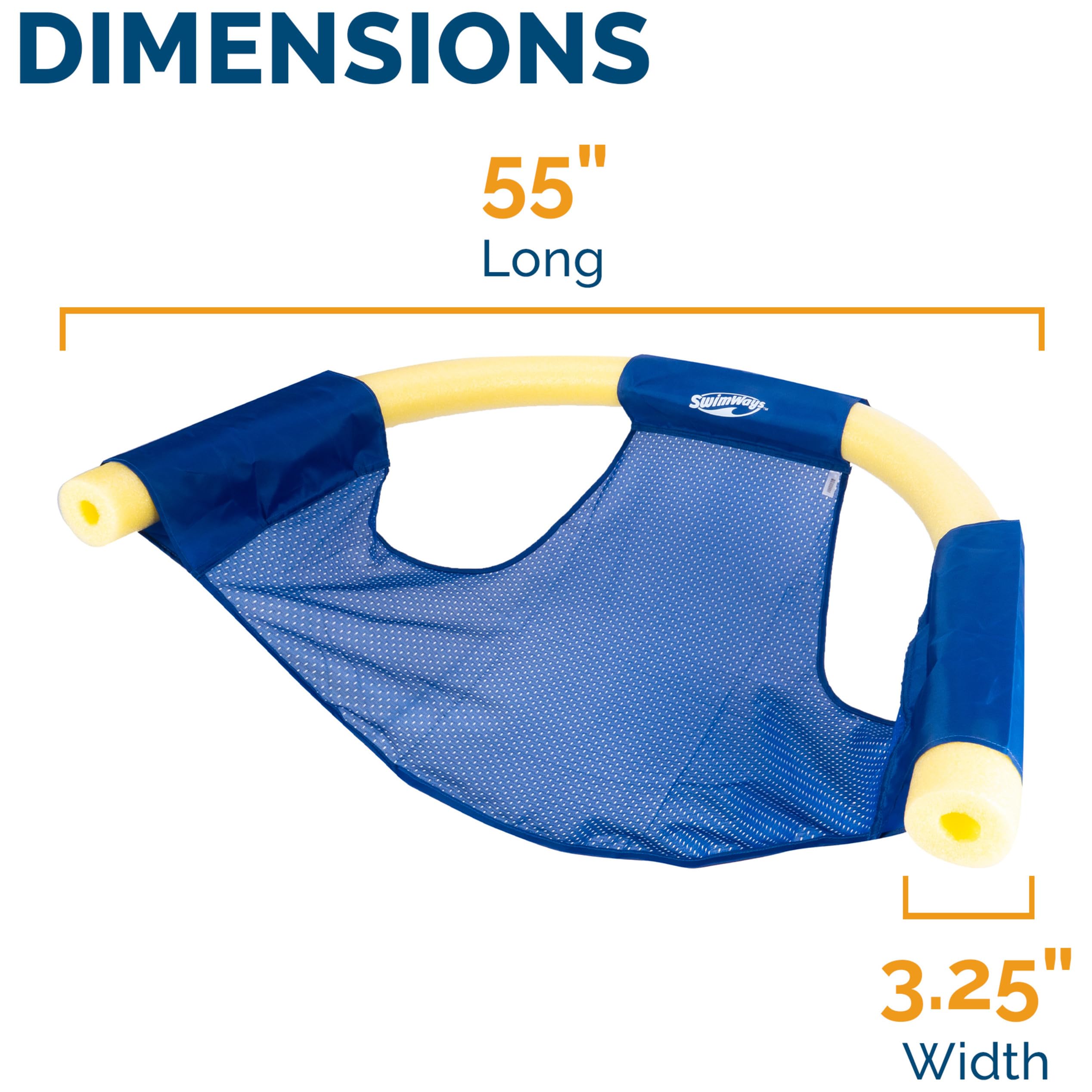 Foto 5 pulgar | Silla De Piscina Flotante Con Eslingas Para Fideos Swimways (paquete De 4) - Venta Internacional.