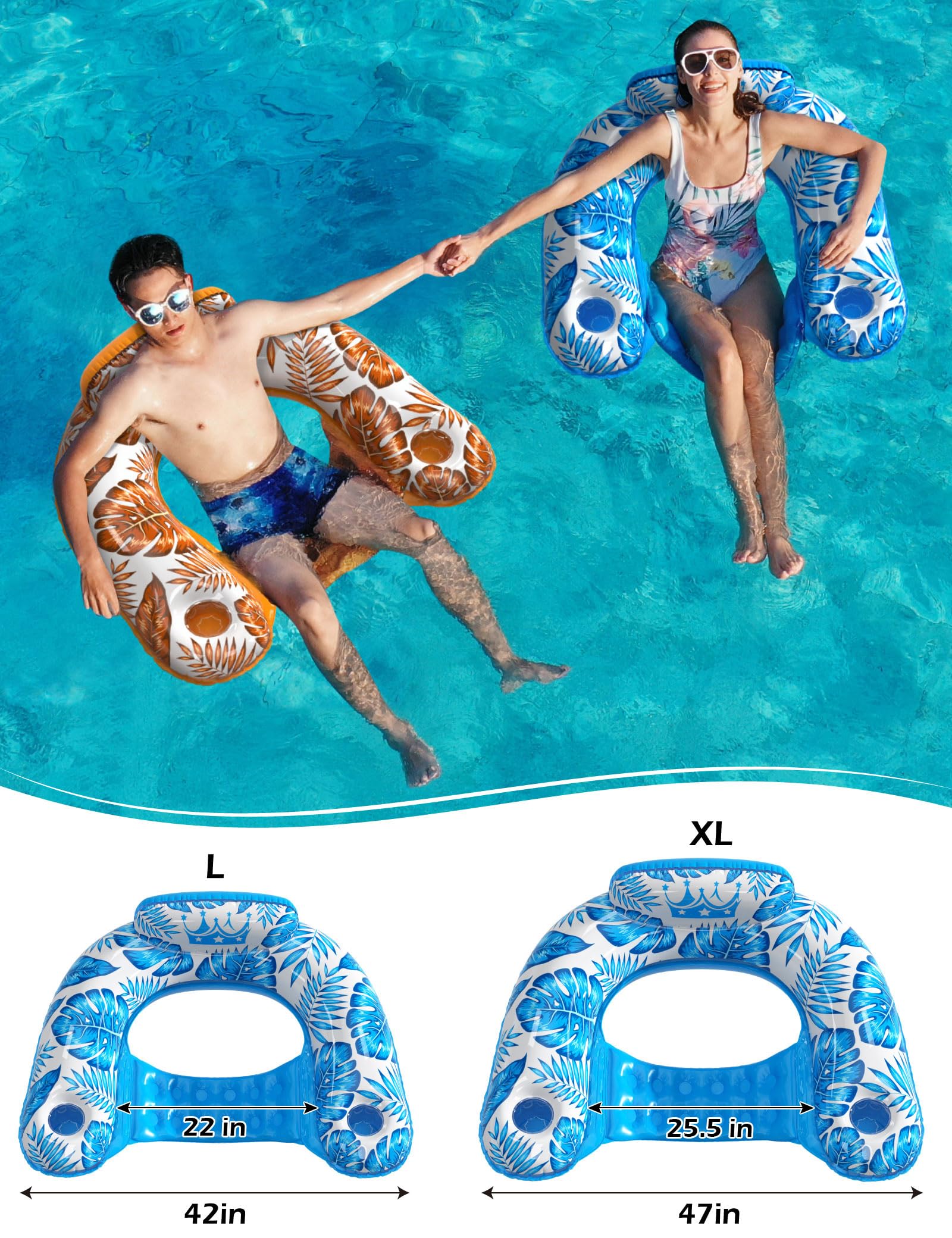 Foto 6 pulgar | Silla Flotante para Piscina Jasonwell- Venta Internacional