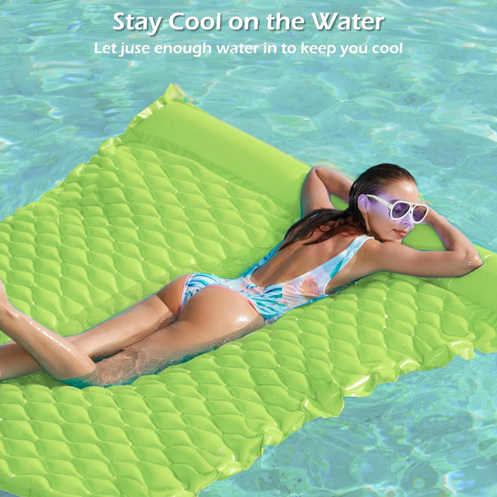 Foto 4 pulgar | Alfombra Flotante Inflable Jasonwell para Piscina y Lago - Venta Internacional