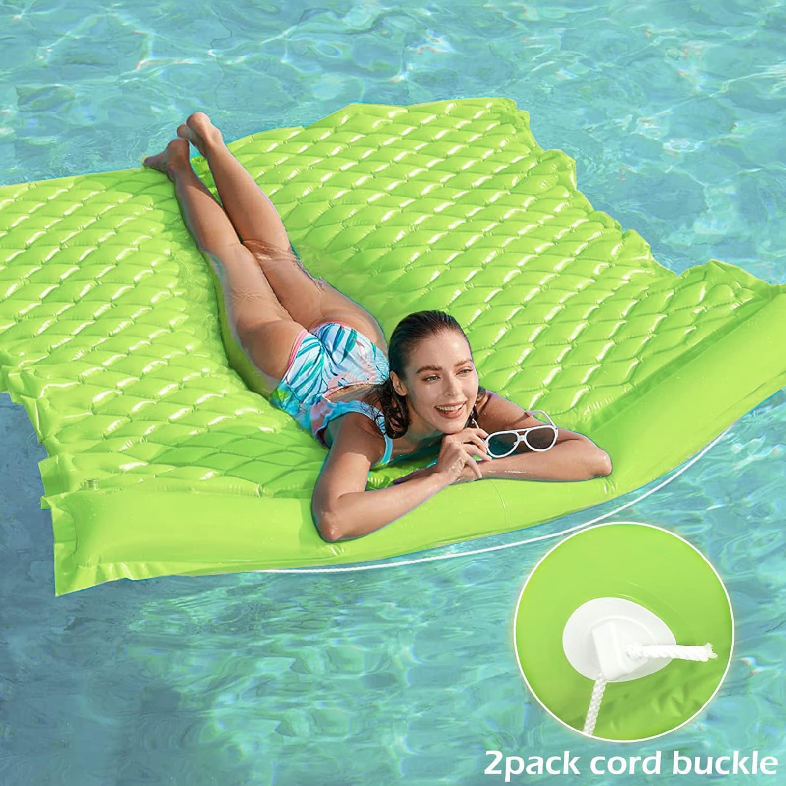 Foto 5 pulgar | Alfombra Flotante Inflable Jasonwell para Piscina y Lago - Venta Internacional