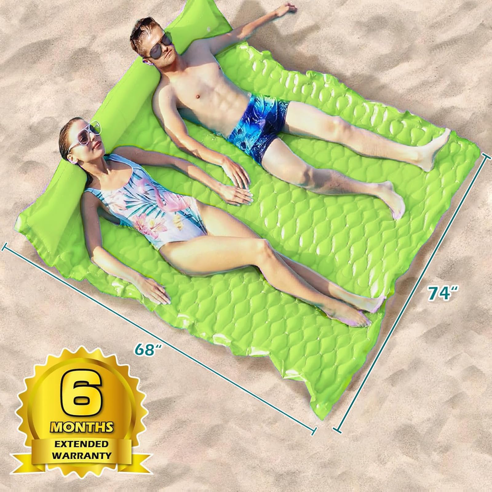 Foto 6 | Alfombra Flotante Inflable Jasonwell para Piscina y Lago - Venta Internacional