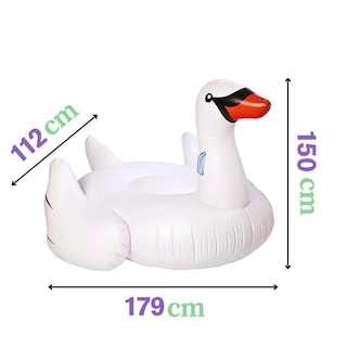 Foto 6 | Inflable Con Asiento Con Forma De Cisne Blanco