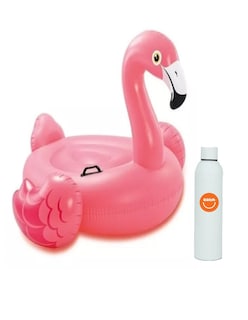 Foto 1 | Flotador Flamingo Inflable Intex Salvavidas Gigante + Termo De Agua Güish
