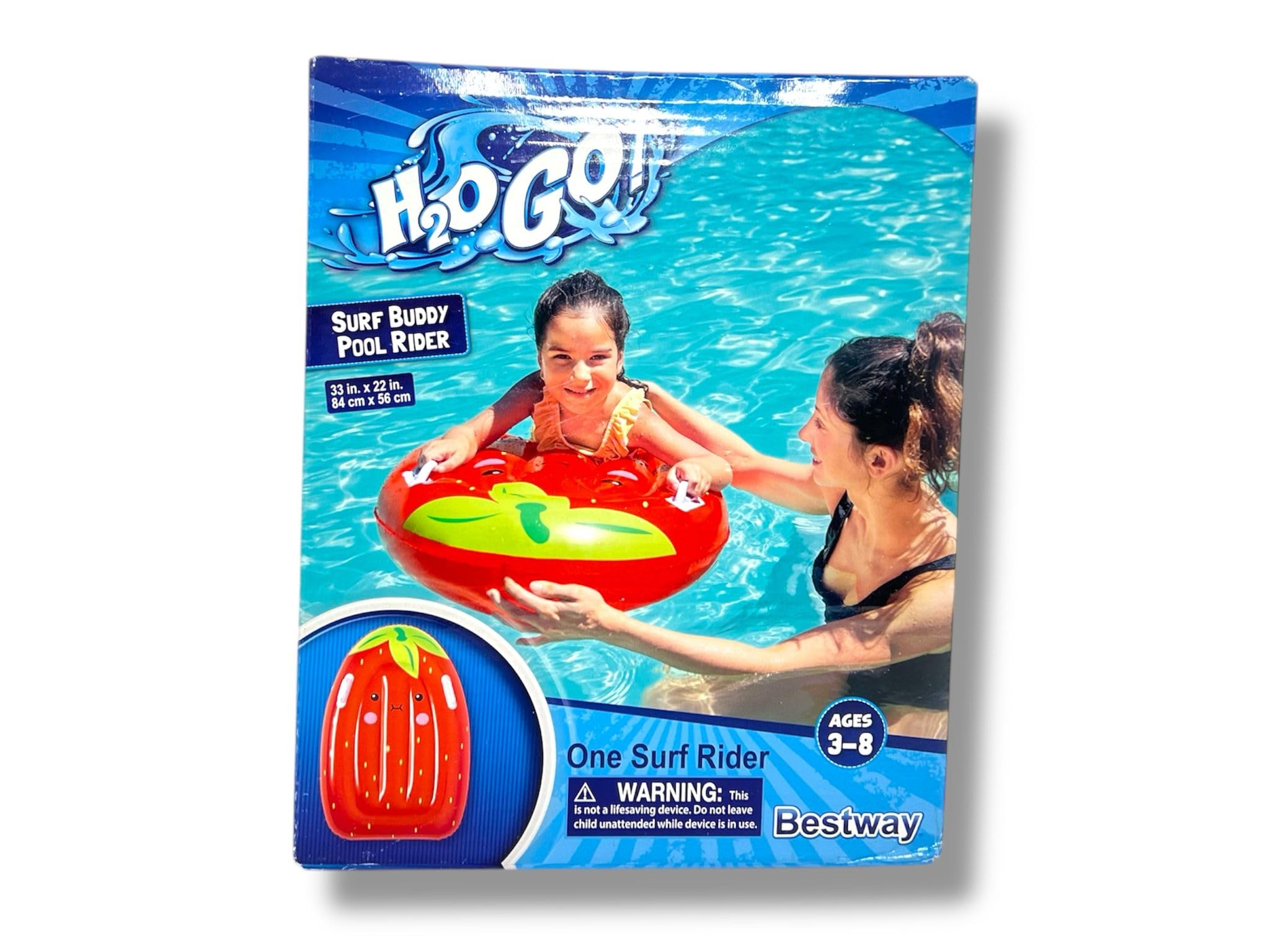 Foto 2 pulgar | Pool Rider Bestway H2o Go! Surf Buddy Strawberry De 3 A 8 Años - Venta Internacional.