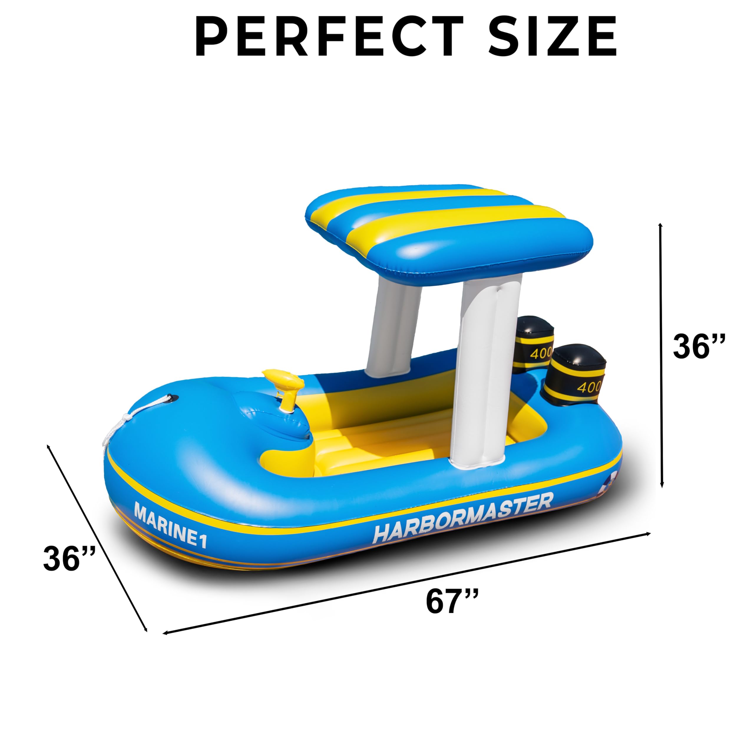 Foto 4 pulgar | Bote Patrullero Inflable, Piscina, Zona Flotante, Tech Harbor Master - Venta Internacional.