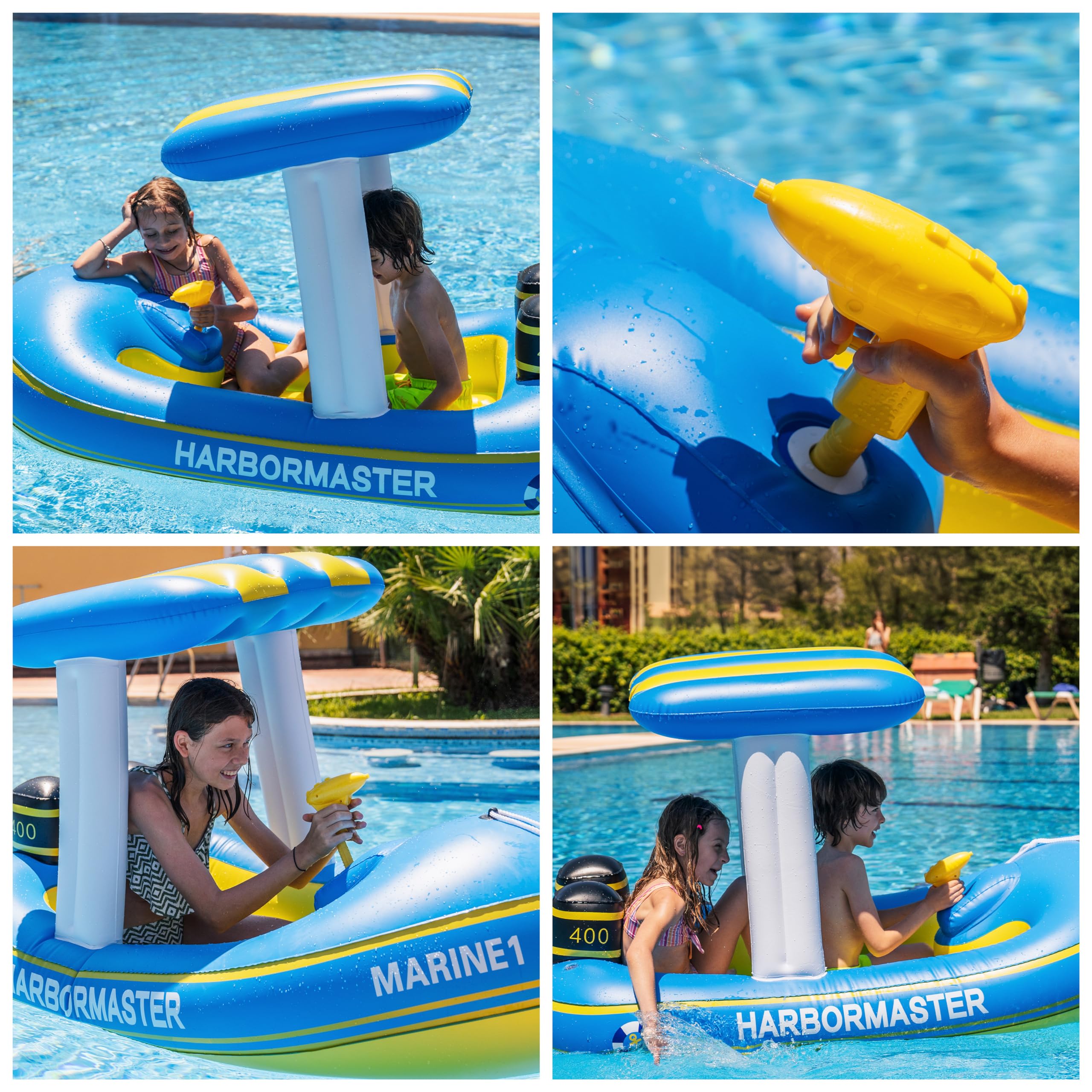 Foto 8 pulgar | Bote Patrullero Inflable, Piscina, Zona Flotante, Tech Harbor Master - Venta Internacional.