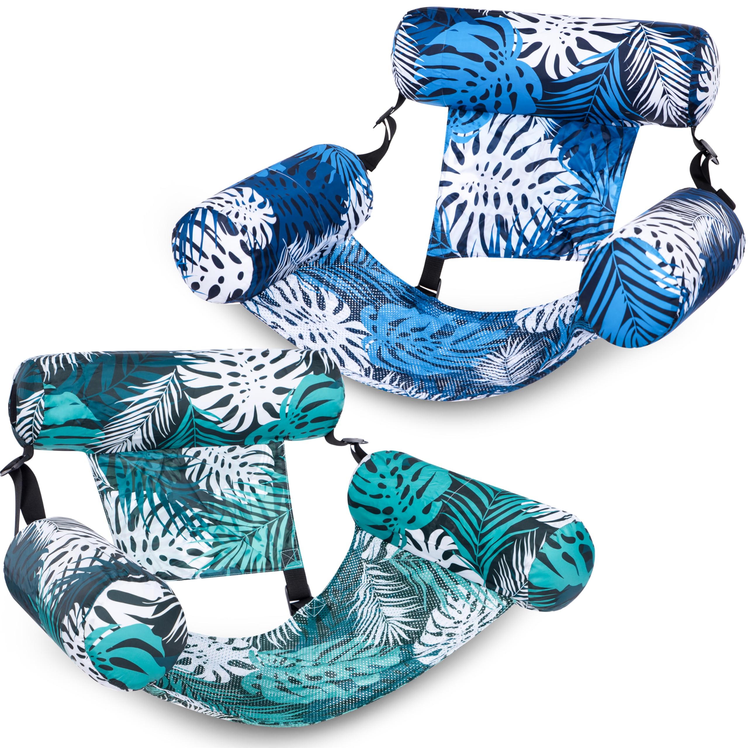 Foto 1 | Sillas Flotantes Para Piscina Sloosh Inflables 2 Piezas- Venta Internacional