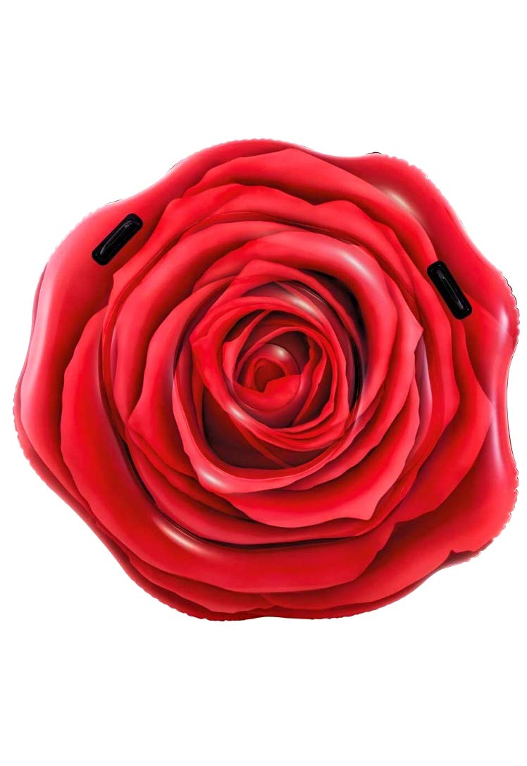 Pool Float Intex, Diseño De Rosa Roja Grande Para Disfrutar De La Experiencia En La Piscina - Venta Internacional.
