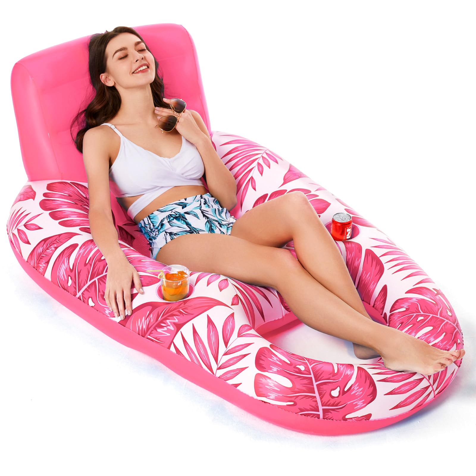 Foto 2 pulgar | Flotador Inflable Jasonwell Rosa para Piscina - Venta Internacional