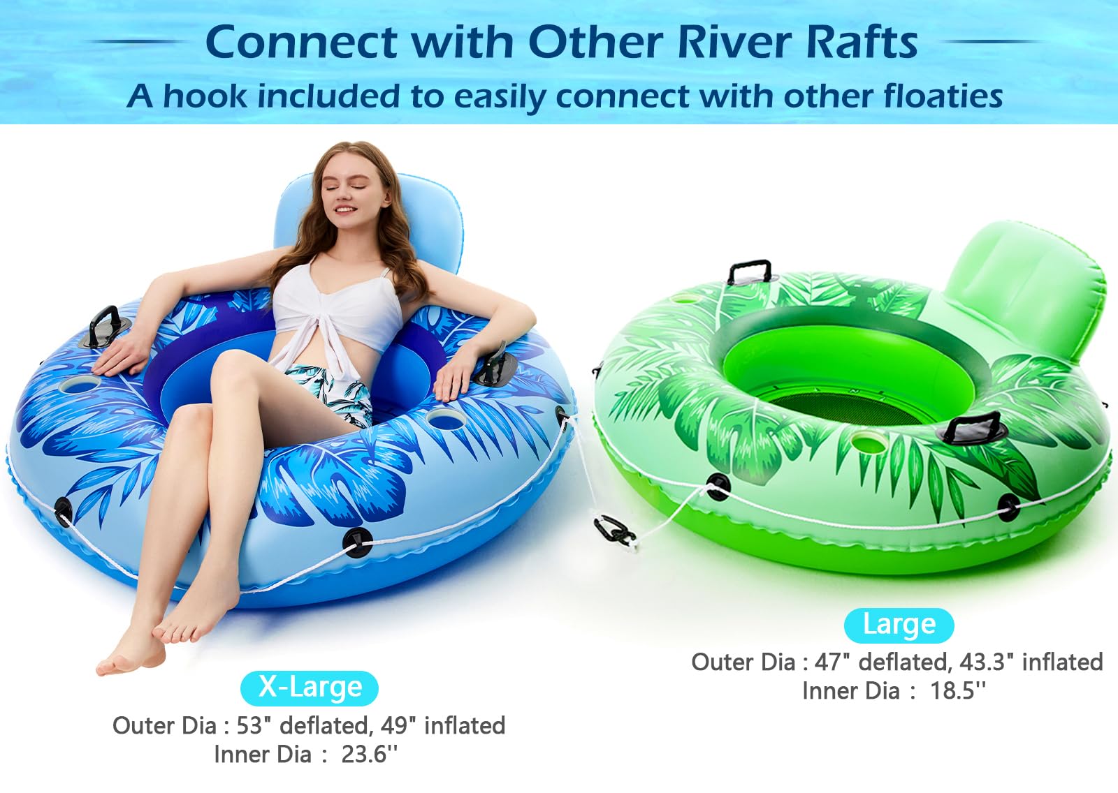 Foto 6 pulgar | Salvavidas Inflable Jasonwell - Venta Internacional