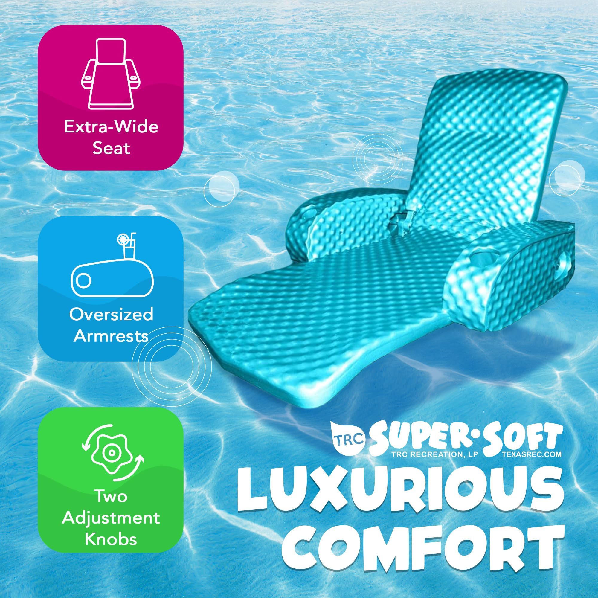 Foto 4 pulgar | Sillón Reclinable Para Piscina Trc Recreation, Supersuave Y Ajustable - Venta Internacional.