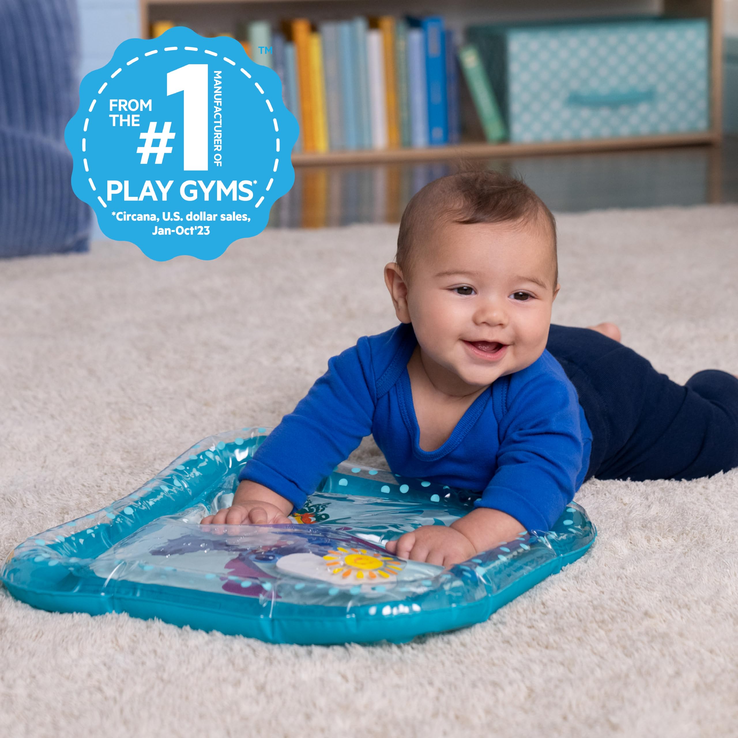 Foto 3 pulgar | Alfombrilla De Agua Bright Starts Disney Baby Stitch Making Waves - Venta Internacional.