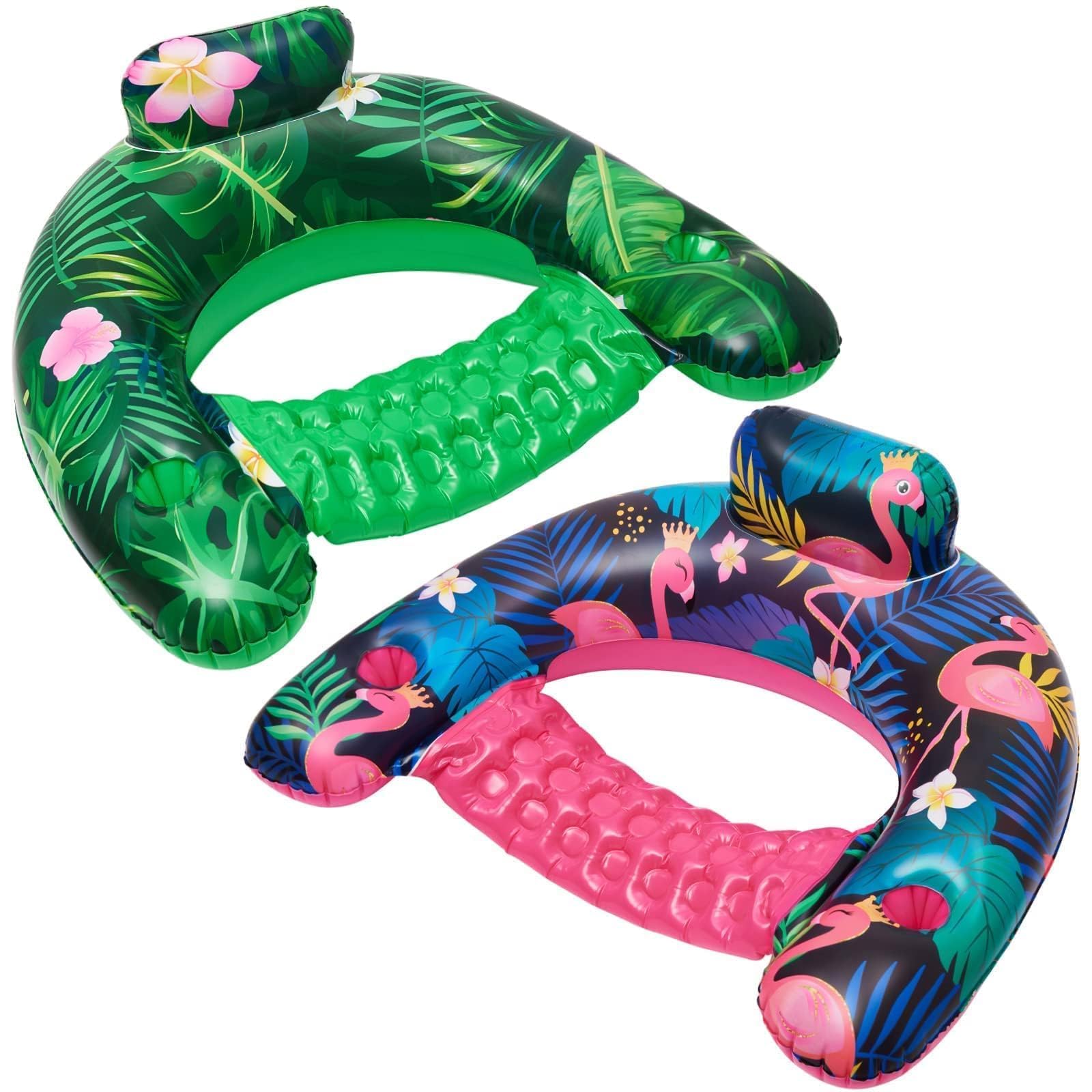 Foto 1 | Silla Flotante Inflable Para Piscina Wernnsai, Paquete De 2 Para Adultos - Venta Internacional.