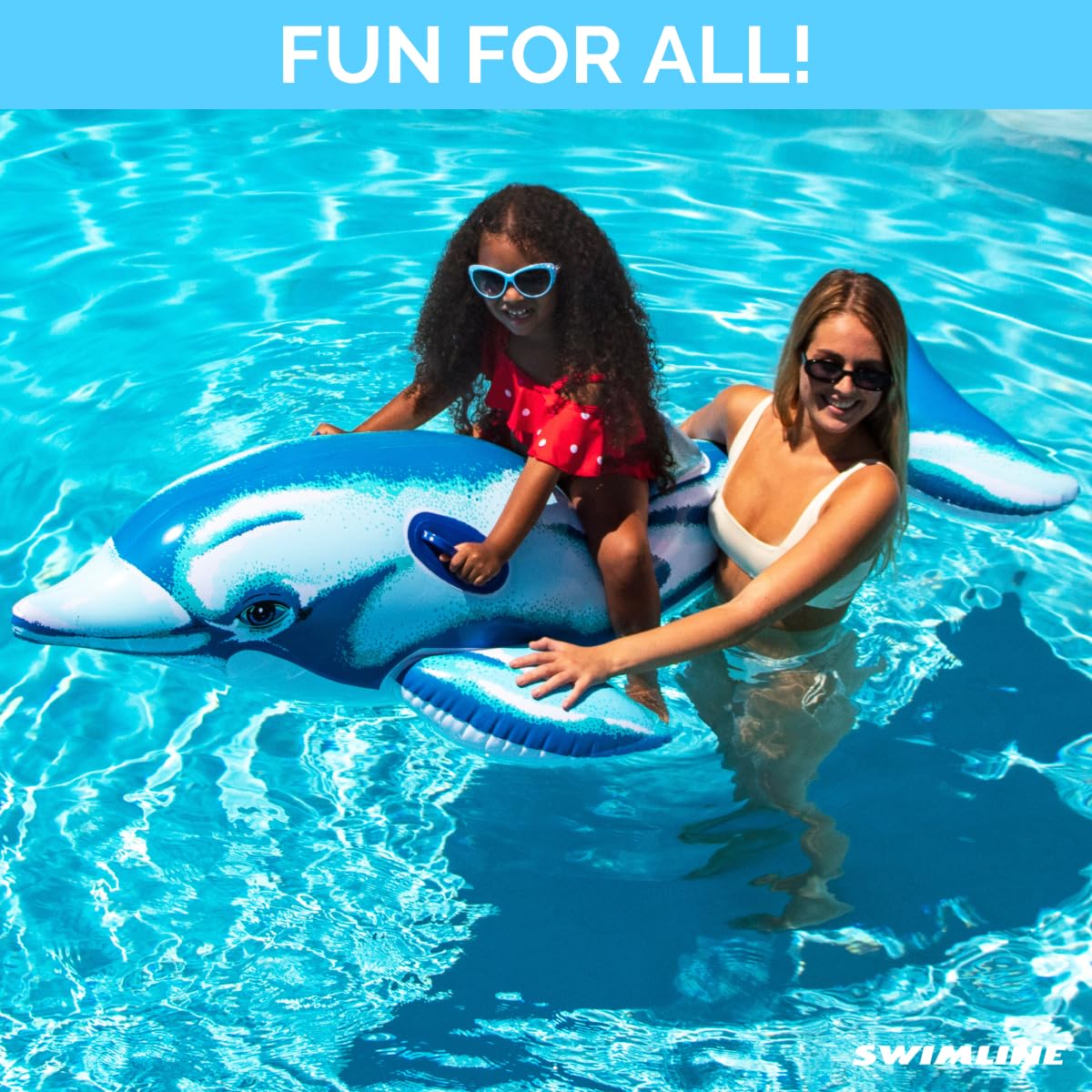 Foto 4 pulgar | Pool Float Swimline Original Con Forma De Delfín Inflable Para Niños Y Adultos - Venta Internacional.
