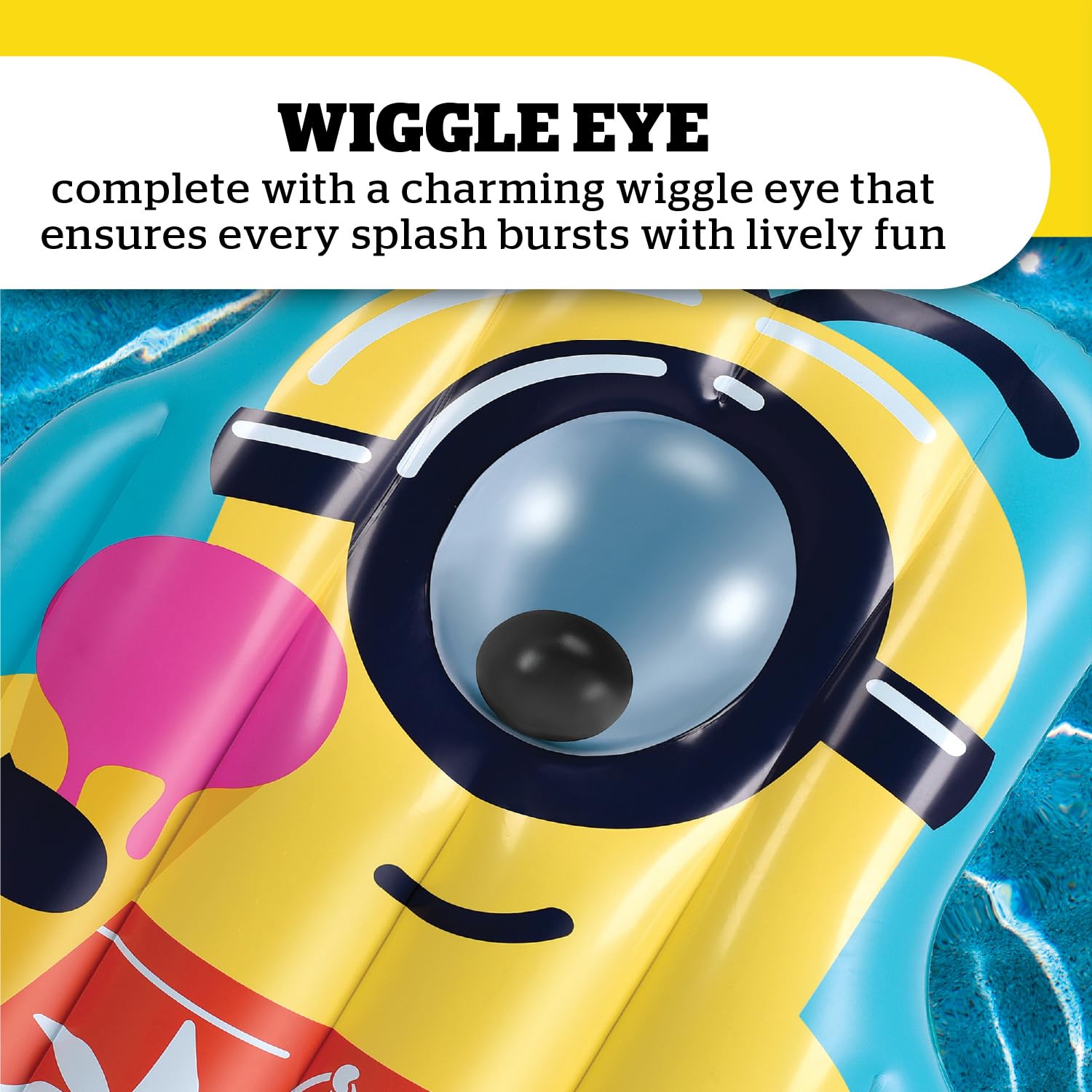 Foto 5 pulgar | Balsa Flotante Para Piscina Bigmouth Minions Despicable Me 4 Para Niños Y Adultos - Venta Internacional.