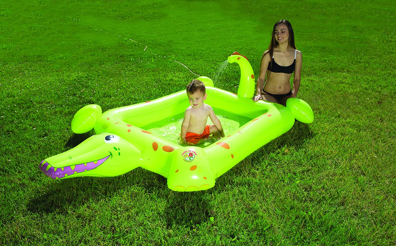 Foto 5 pulgar | Aerosol Inflable Con Forma De Cocodrilo Para Nadar Y Chapotear Para Niños - Venta Internacional.