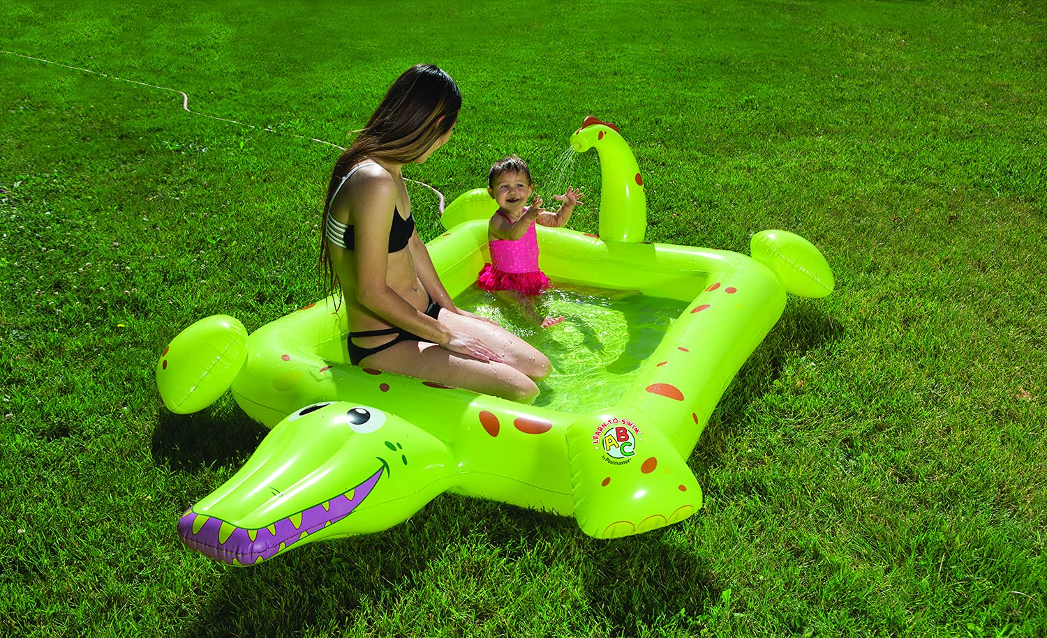 Foto 6 | Aerosol Inflable Con Forma De Cocodrilo Para Nadar Y Chapotear Para Niños - Venta Internacional.