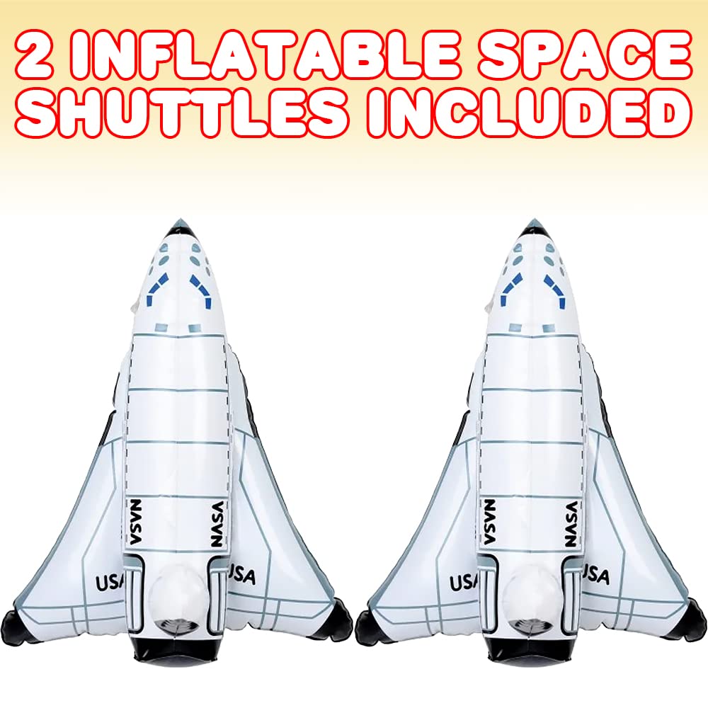 Foto 3 pulgar | Juguetes Inflables Para Astronautas Artcreativity Space Shuttle X2 - Venta Internacional.