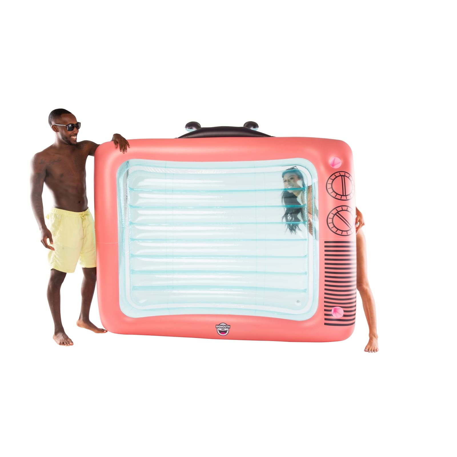 Foto 8 pulgar | Televisor Inflable Gigante De Pool Float Bigmouth Inc., Retro, 2 M De Largo - Venta Internacional.