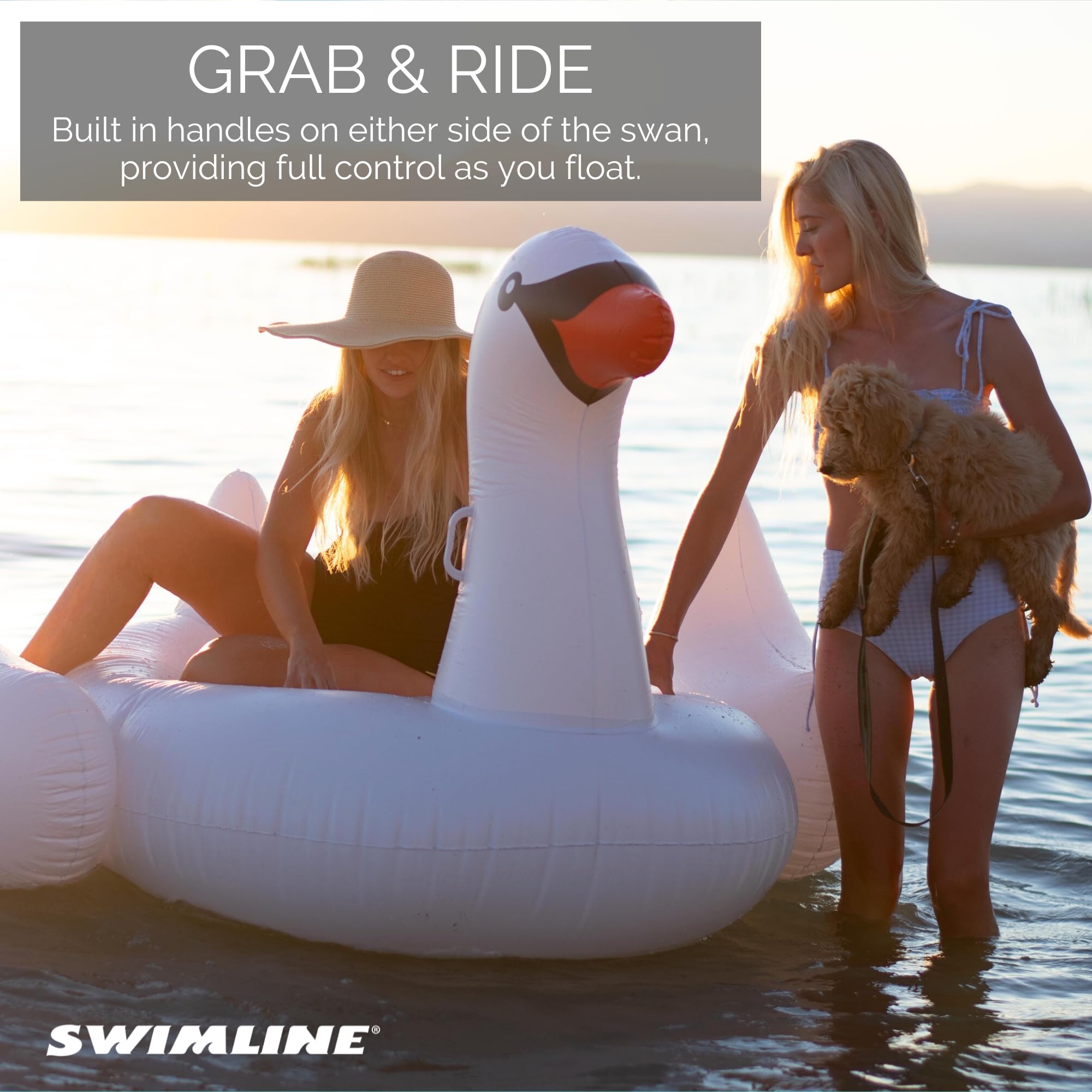 Foto 3 pulgar | Flotador Inflable Swan Pool Swimline Original 90621 Para Niños/adultos - Venta Internacional.