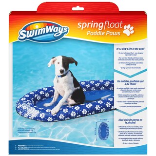 Foto 1 | Flotador De Primavera Dog Raft Swimways Paddle Paws Para Perros Pequeños - Venta Internacional.