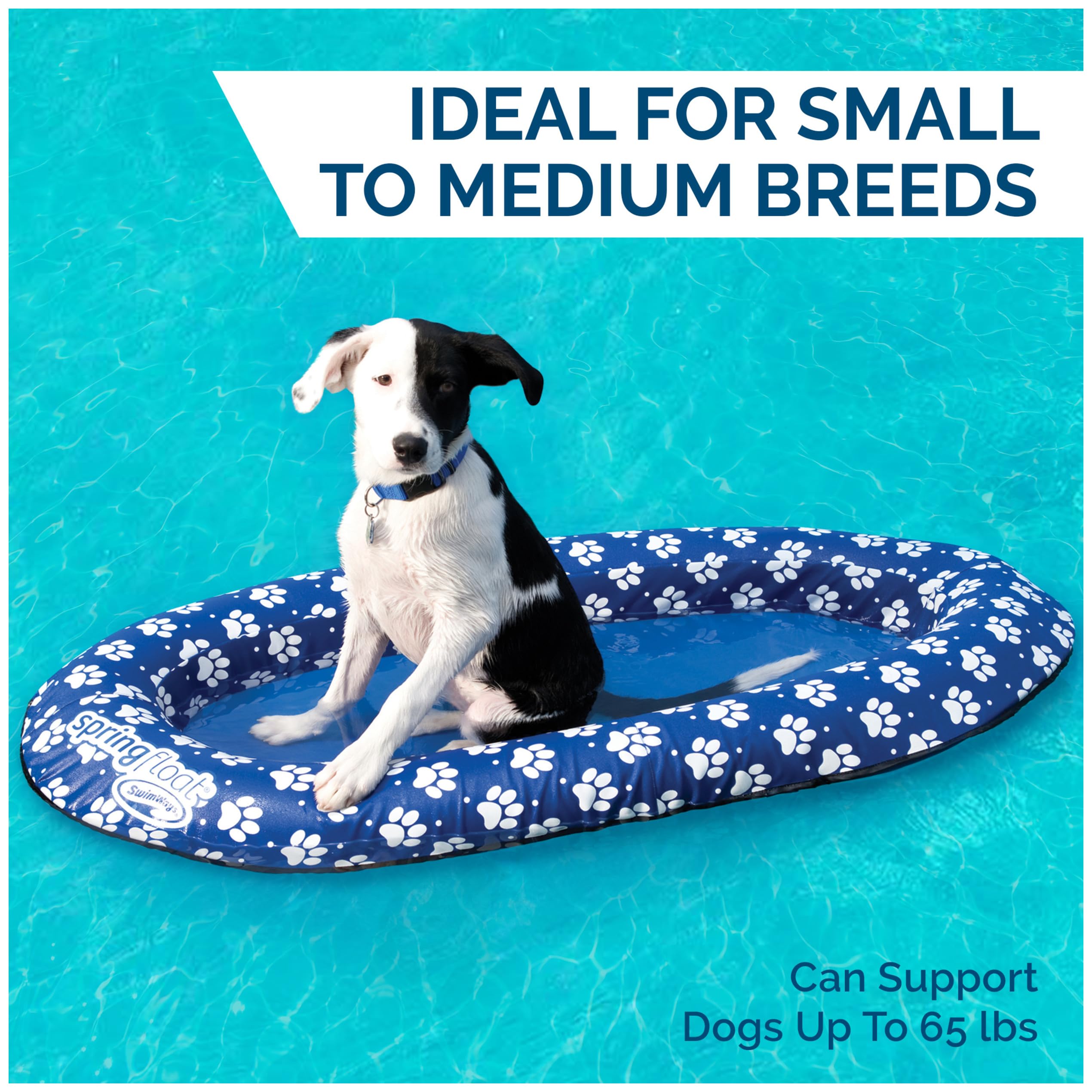 Foto 4 pulgar | Flotador De Primavera Dog Raft Swimways Paddle Paws Para Perros Pequeños - Venta Internacional.