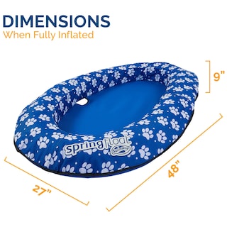 Foto 6 | Flotador De Primavera Dog Raft Swimways Paddle Paws Para Perros Pequeños - Venta Internacional.