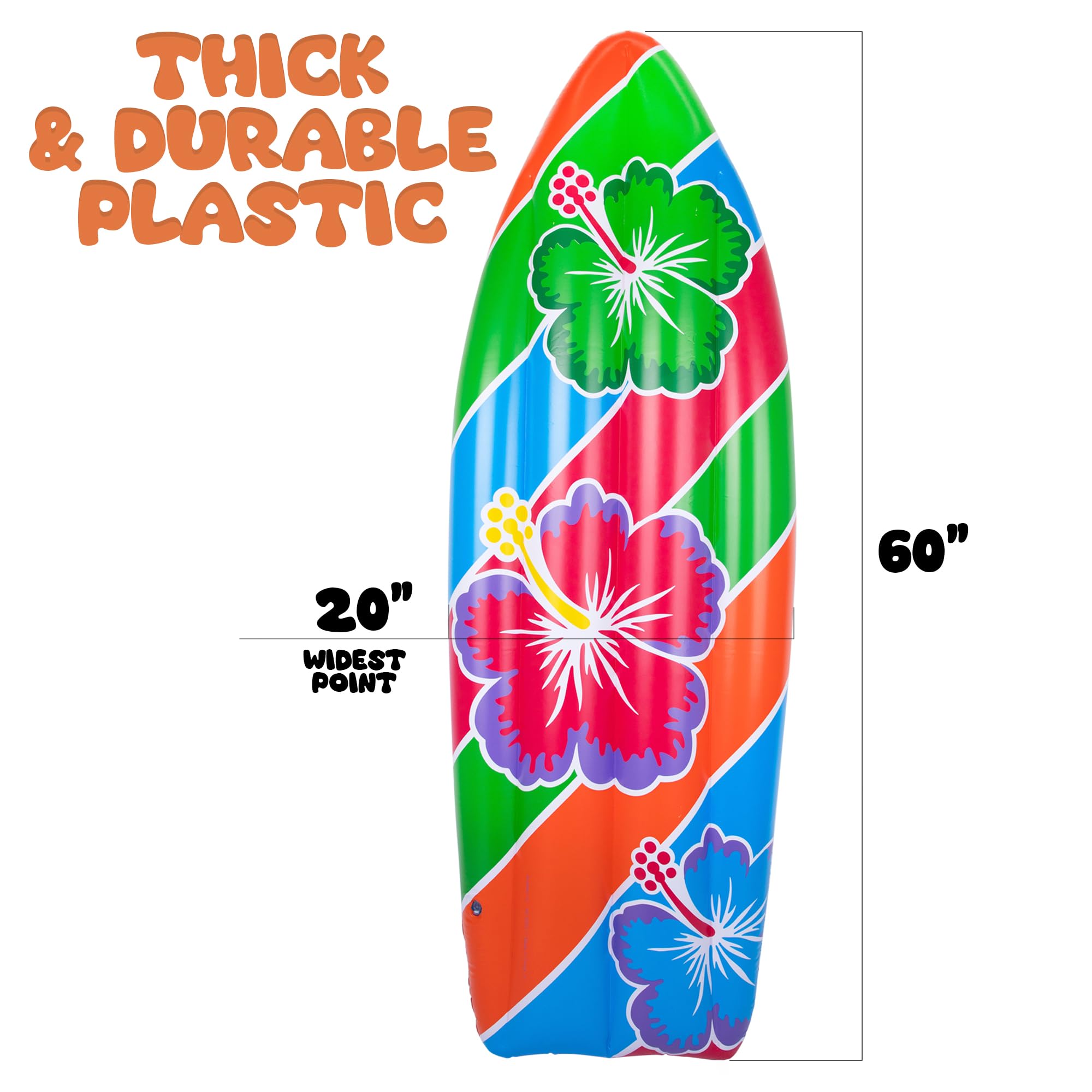 Foto 5 pulgar | Tabla De Surf Inflable Artcreativity De 1,5 M Para Decoración De Fiesta En La Playa - Venta Internacional.