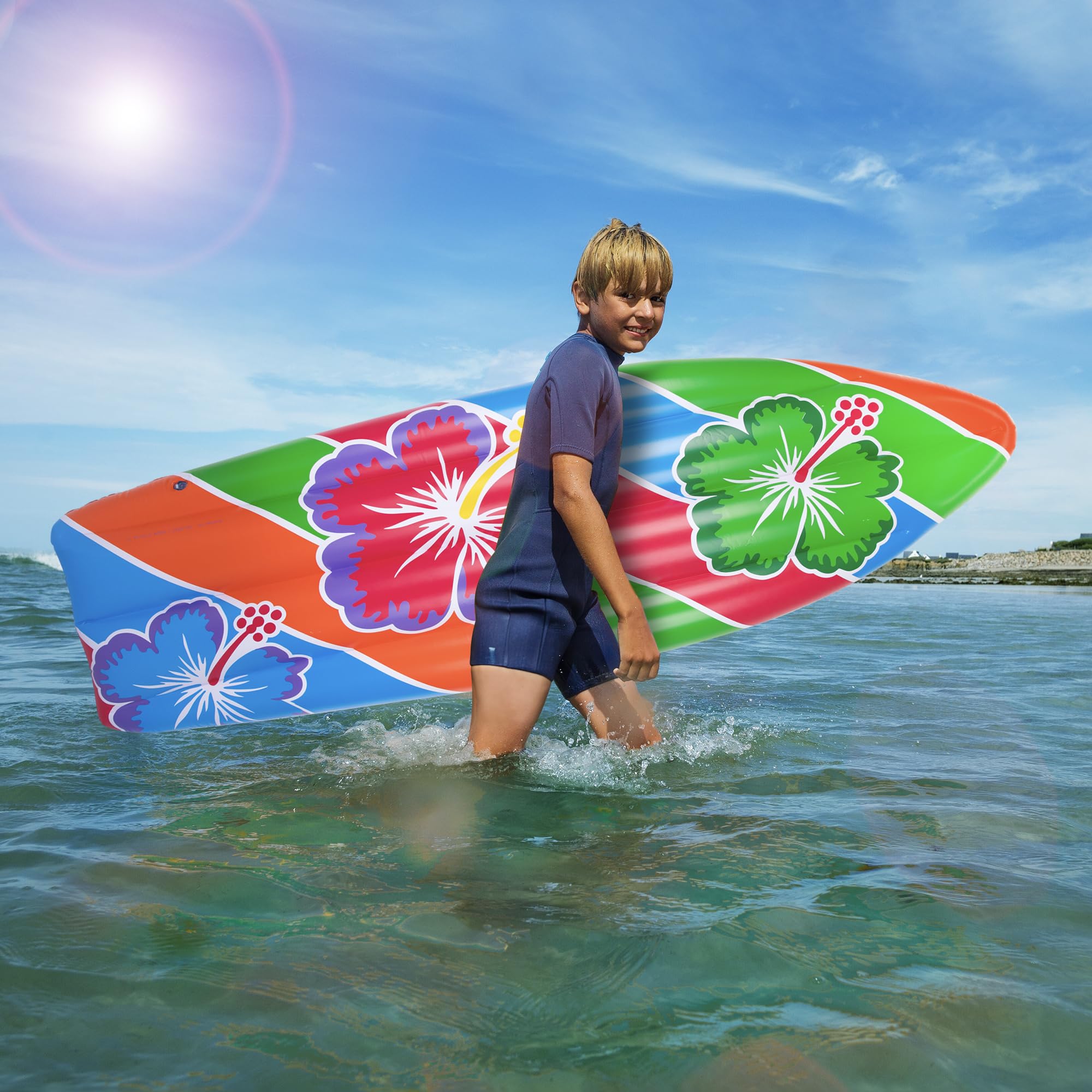 Foto 6 | Tabla De Surf Inflable Artcreativity De 1,5 M Para Decoración De Fiesta En La Playa - Venta Internacional.