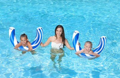 Foto 3 | Fideos Inflables Y Curvos Para Piscina, Paquete De 2 - Venta Internacional.