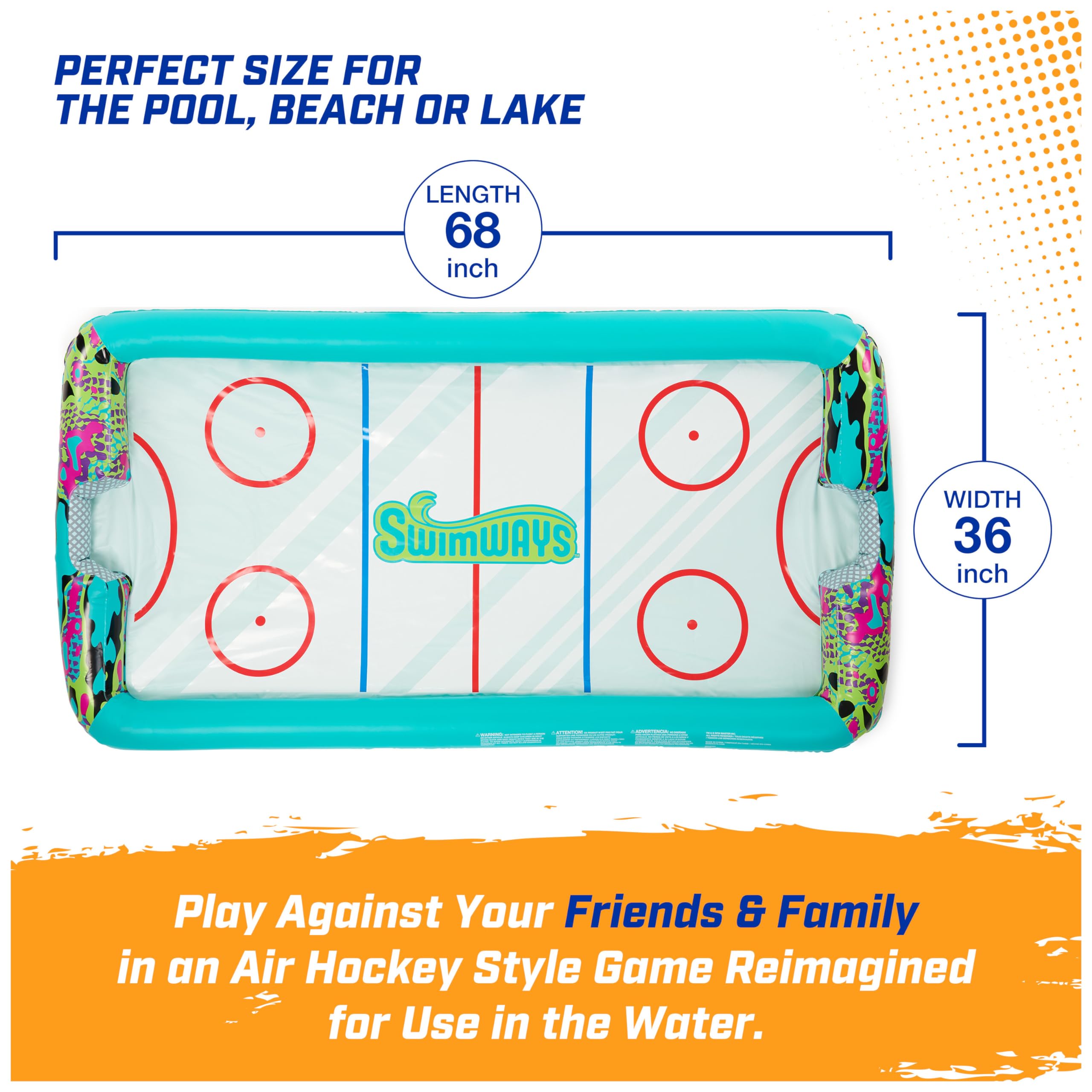 Foto 6 pulgar | Set De Hockey De Mesa Flotante Swimways Hydro Hockey - Venta Internacional.