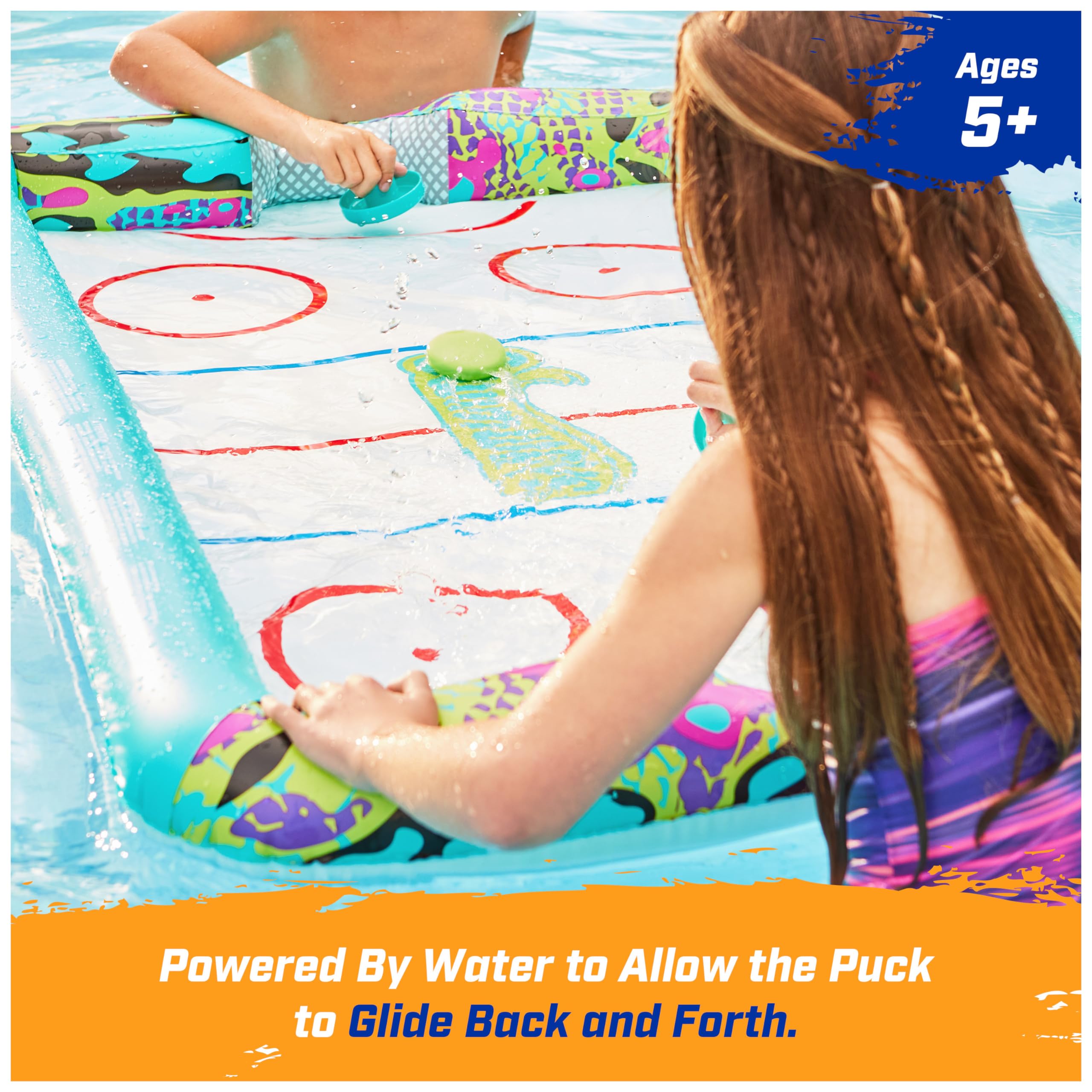 Foto 8 pulgar | Set De Hockey De Mesa Flotante Swimways Hydro Hockey - Venta Internacional.