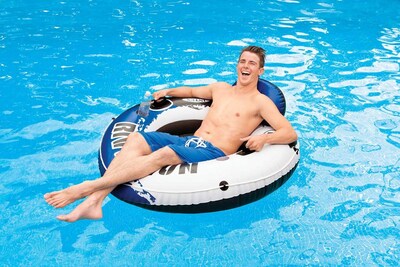 Foto 3 | Tubo Flotante Inflable Intex River Run Para 1 Persona (paquete De 5) - Venta Internacional.