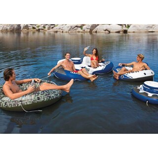 Foto 7 | Tubo Flotante Inflable Intex River Run Para 1 Persona (paquete De 5) - Venta Internacional.