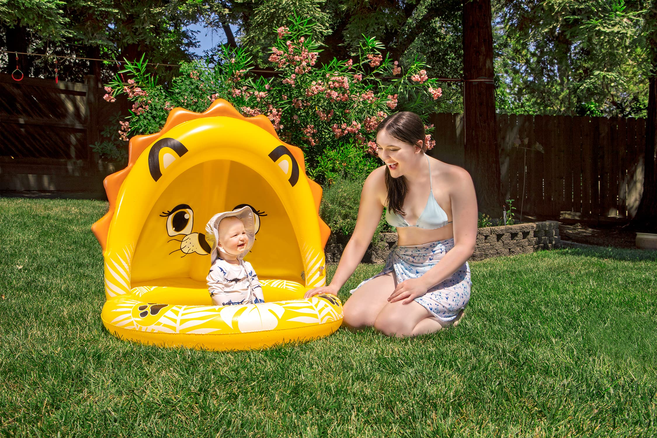 Foto 5 pulgar | Piscina Inflable Poolmaster Baby Lion Con Sombrilla - Venta Internacional.