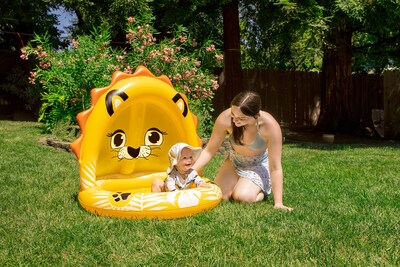Foto 5 | Piscina Inflable Poolmaster Baby Lion Con Sombrilla - Venta Internacional.