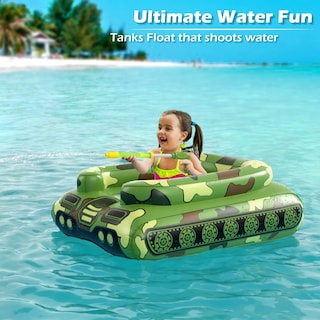 Foto 2 | Tanque Inflable Para Piscina Jasonwell Para Niños Con Pistola De Agua - Venta Internacional.