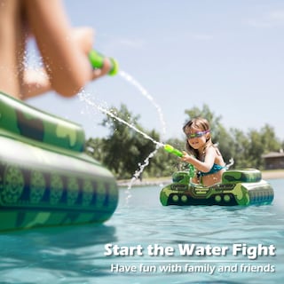 Foto 7 | Tanque Inflable Para Piscina Jasonwell Para Niños Con Pistola De Agua - Venta Internacional.