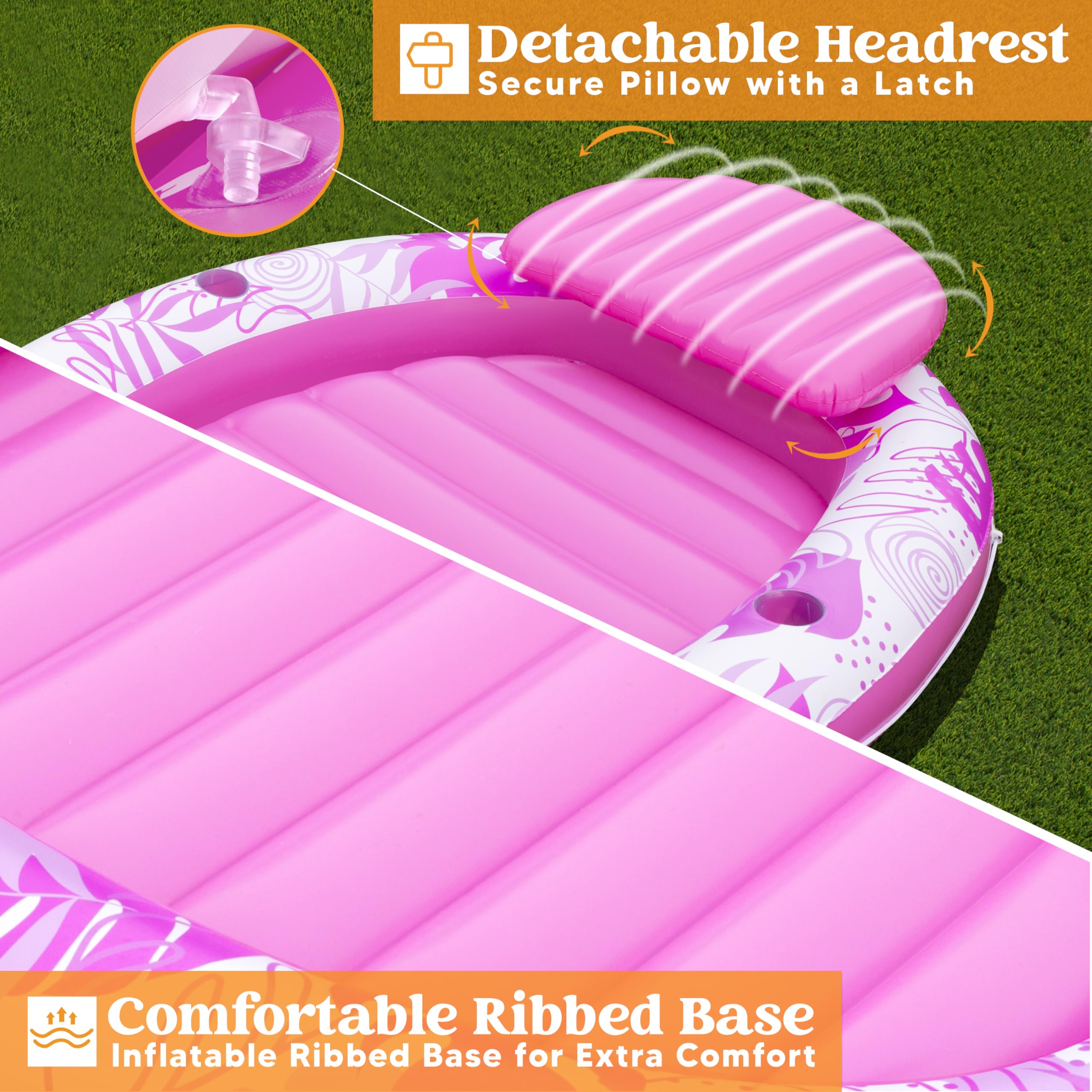 Foto 6 pulgar | Tumbona Inflable De Bronceado Pool Float Sloosh Para Adultos - Venta Internacional.