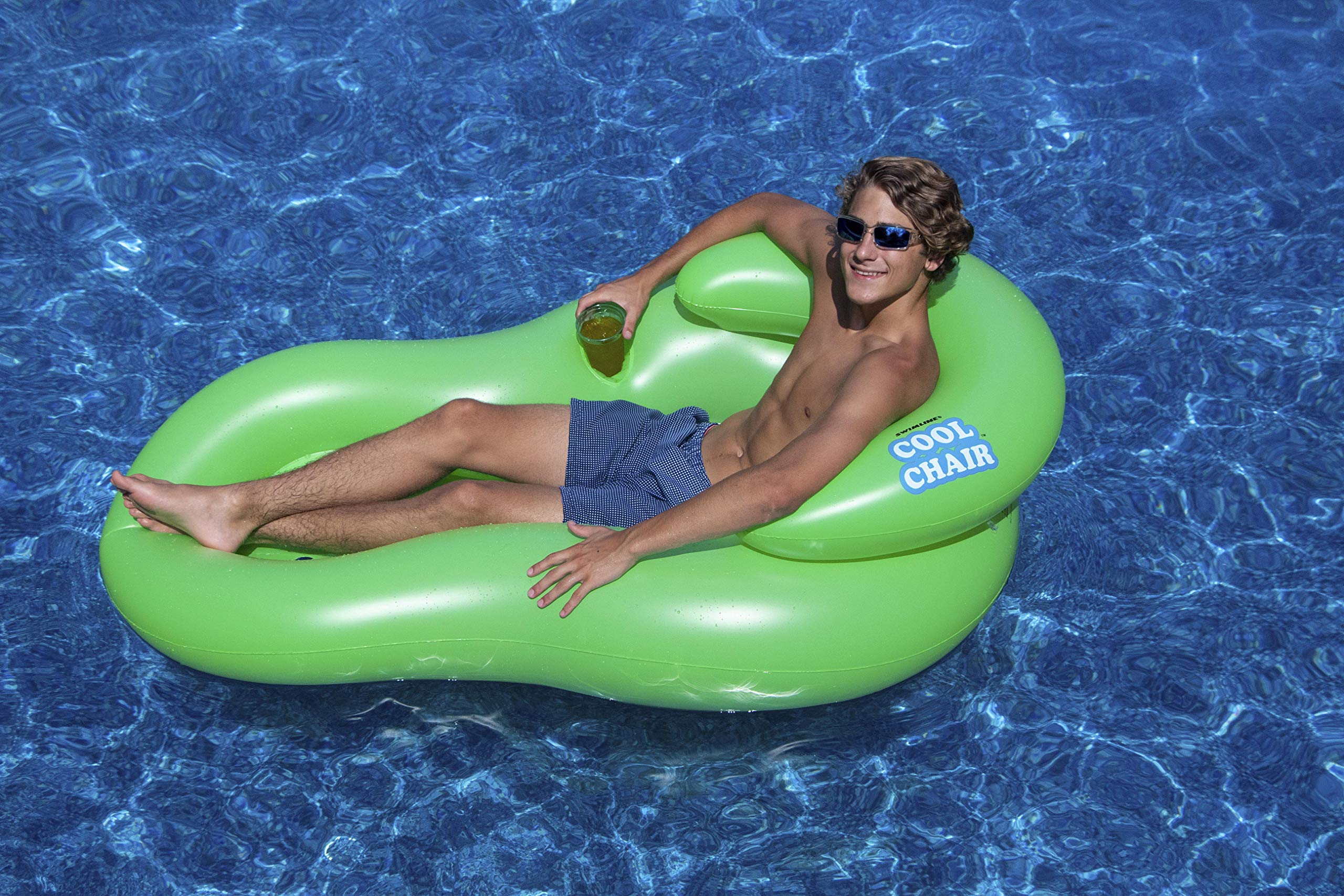 Foto 7 pulgar | Tumbona De Piscina Swimline B Cool Con Portavasos - Venta Internacional.