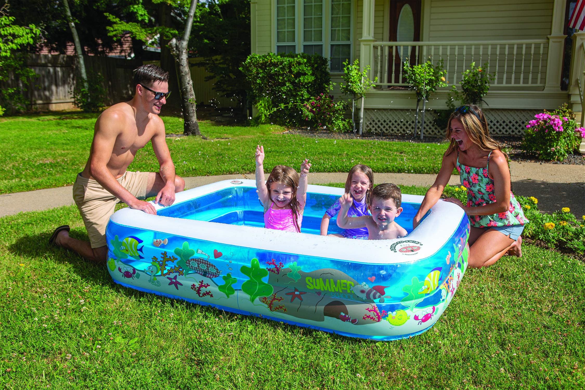 Foto 6 pulgar | Piscina Inflable Poolmaster Kiddie De 6 Pies 132 L - Venta Internacional.