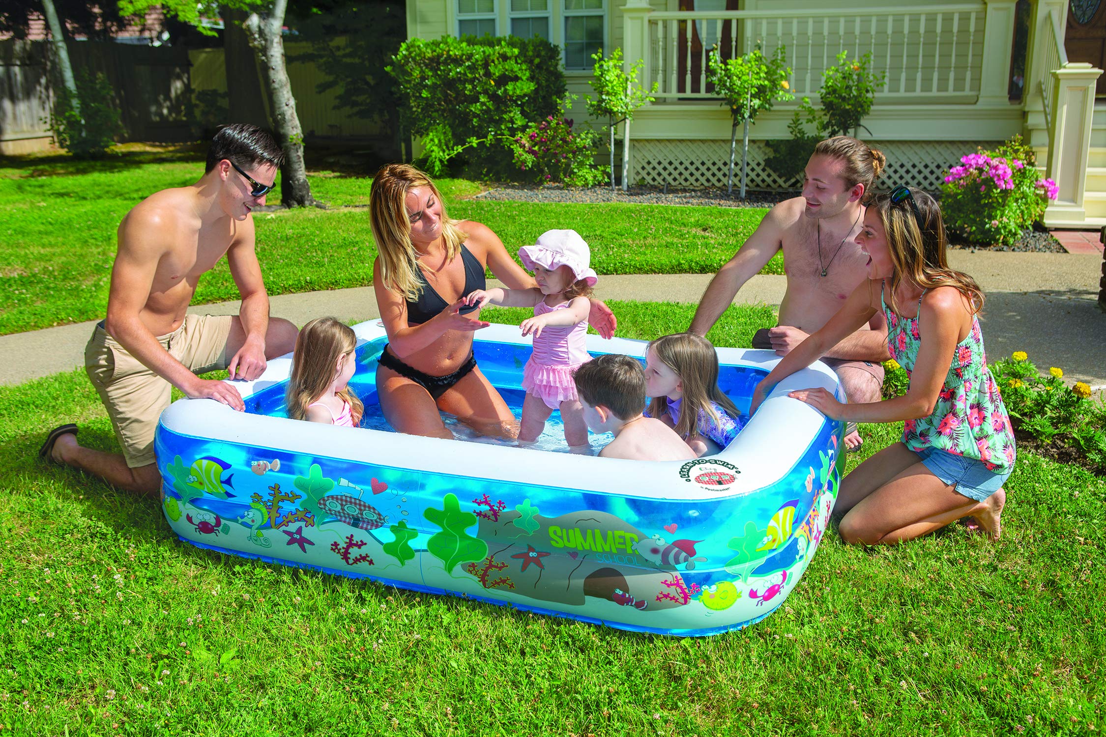 Foto 7 pulgar | Piscina Inflable Poolmaster Kiddie De 6 Pies 132 L - Venta Internacional.