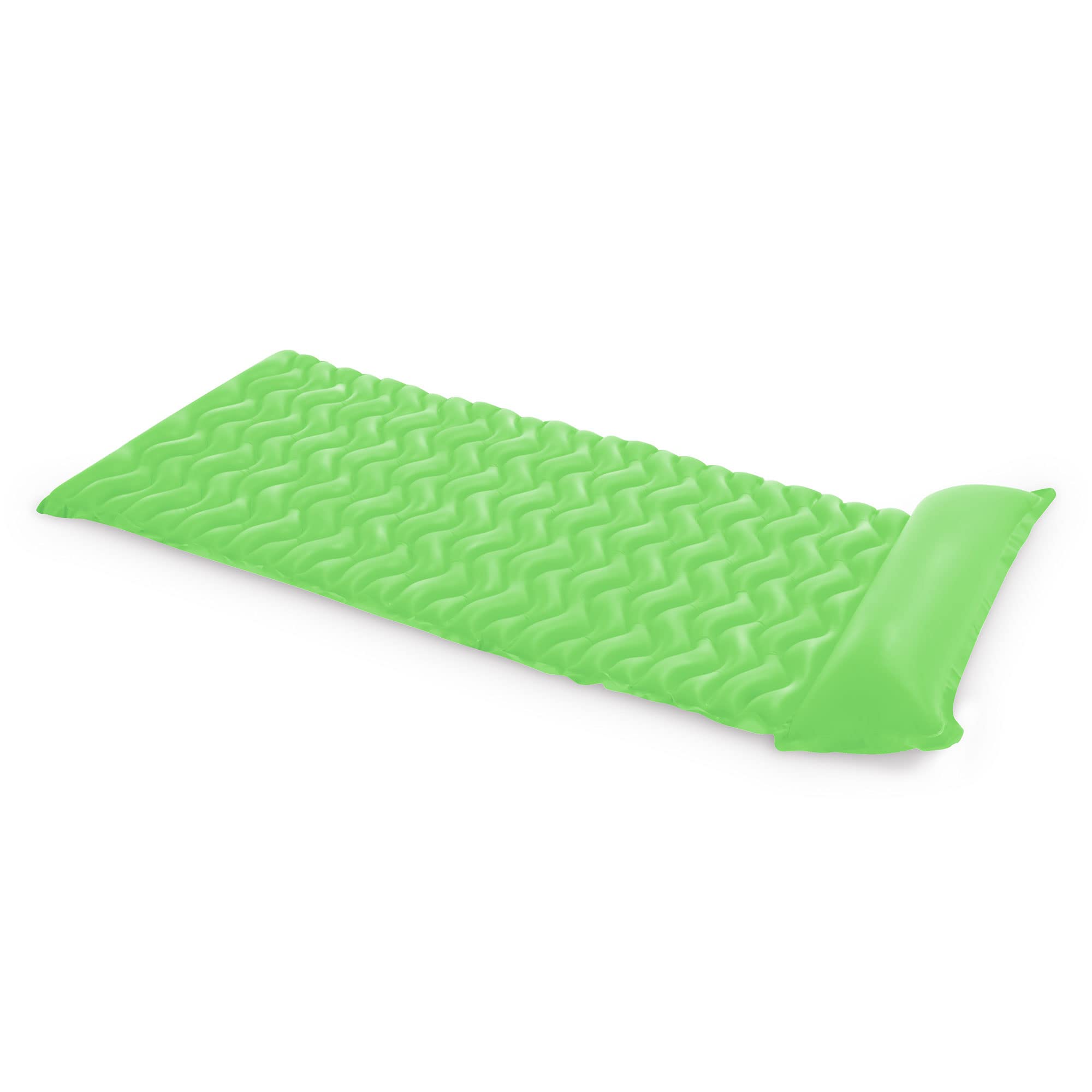 Foto 3 pulgar | Alfombrilla Para Tumbona De Piscina Intex Tote 'n Float Wave Con Almohada - Venta Internacional.