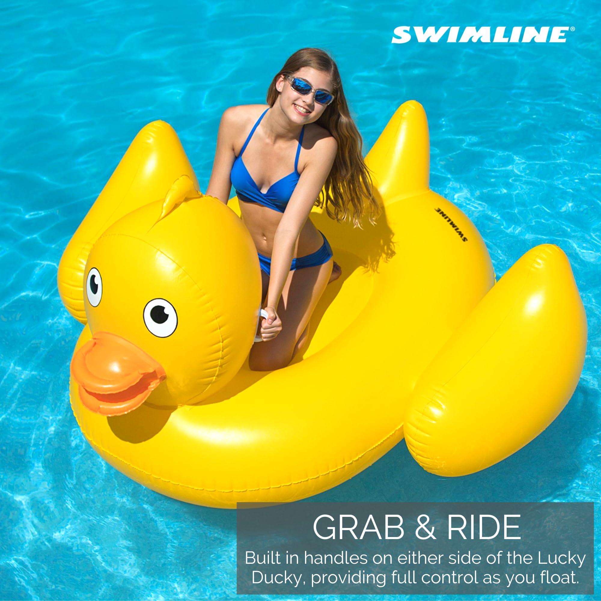 Foto 3 pulgar | Pato Inflable Gigante Pool Float Swimline Original 90620 - Venta Internacional.
