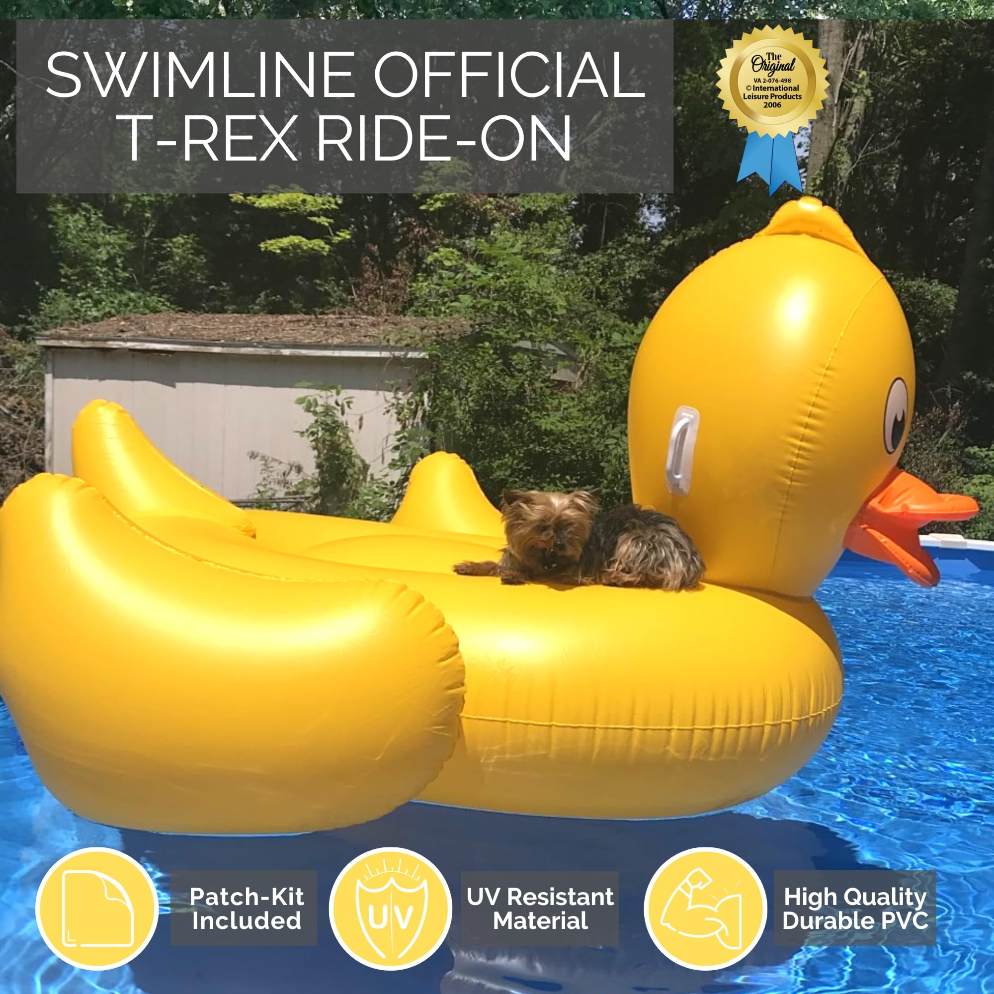 Foto 6 pulgar | Pato Inflable Gigante Pool Float Swimline Original 90620 - Venta Internacional.