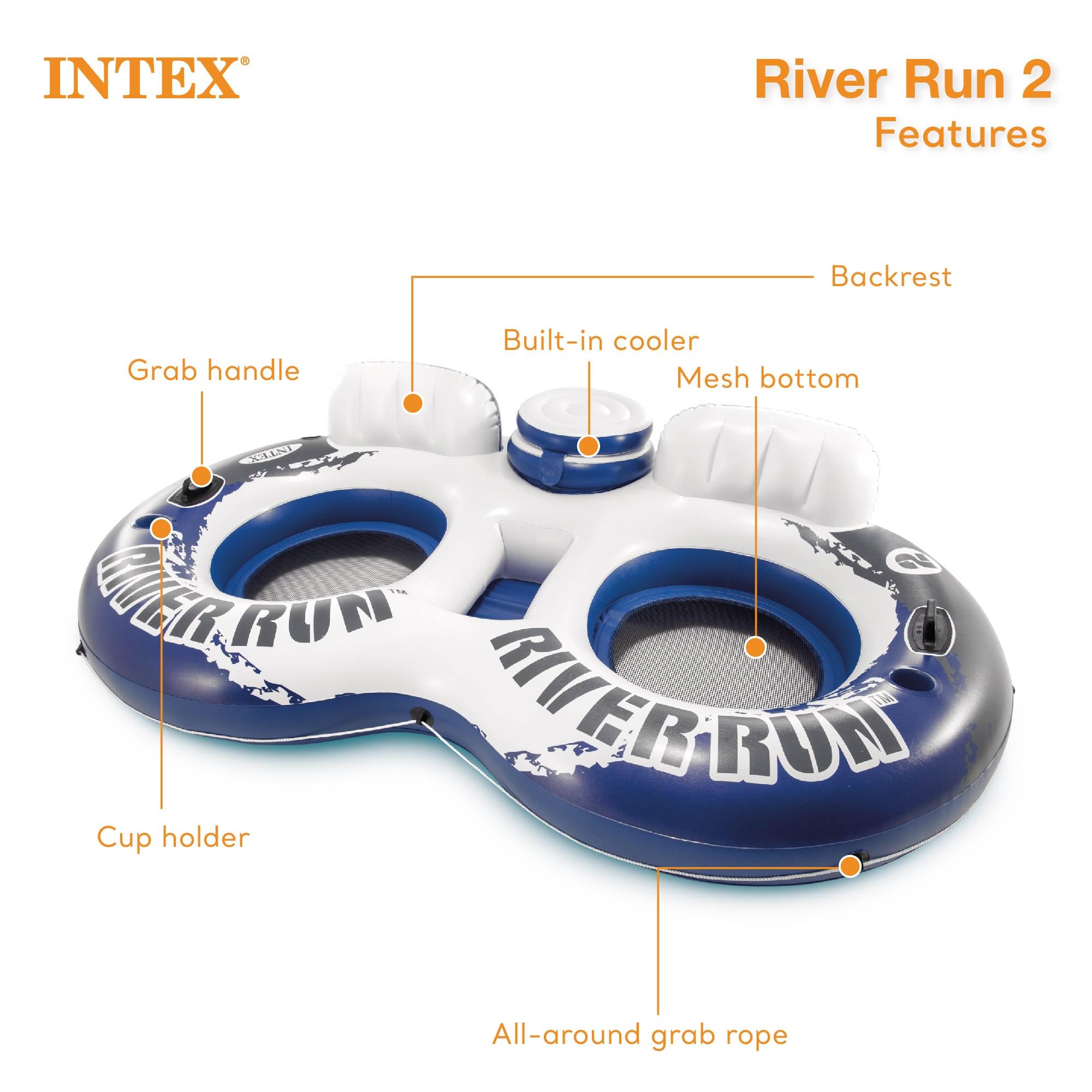 Foto 3 pulgar | Salón Flotante Inflable Intex 58837ep River Run 2 - Venta Internacional.