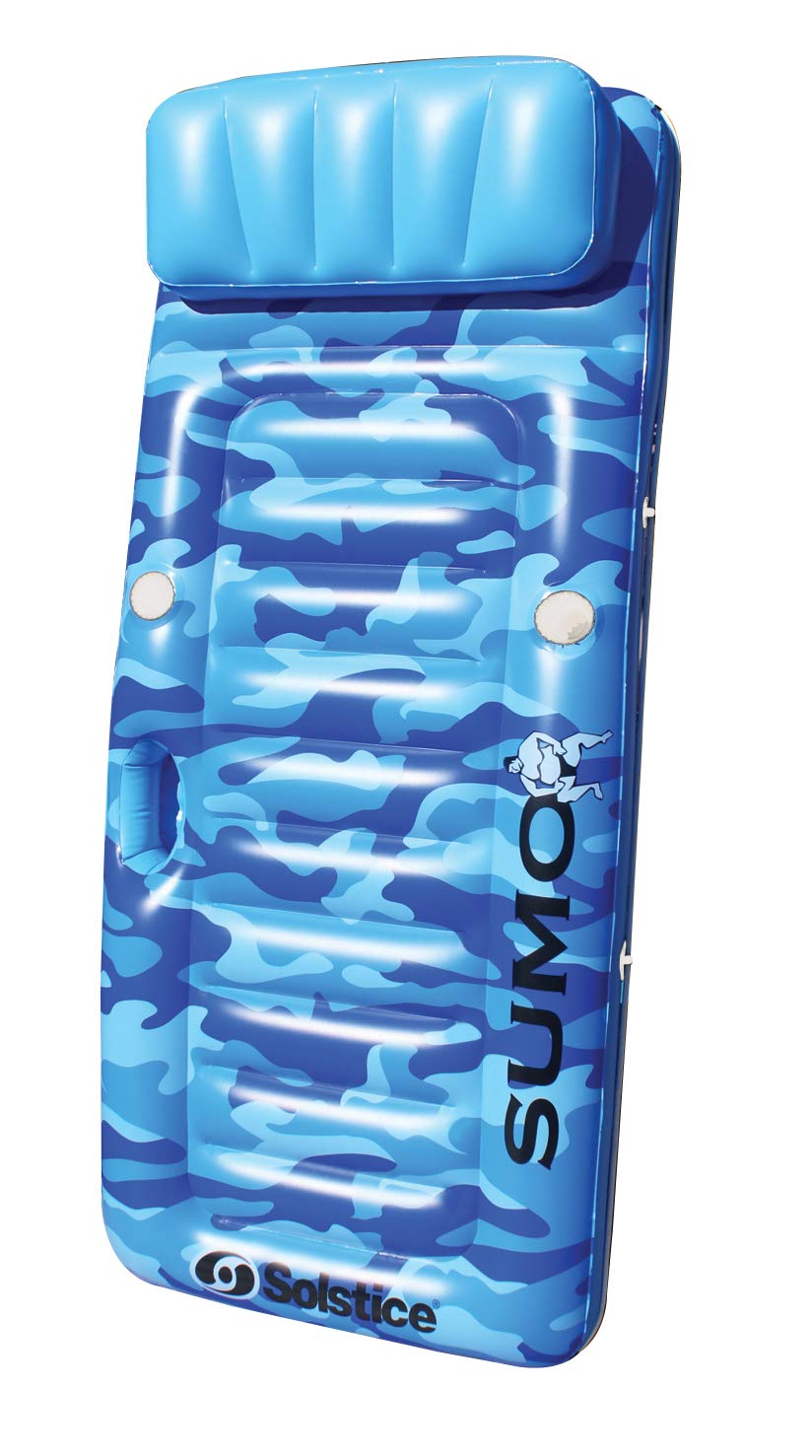 Alfombrilla Flotante Para Piscina Swimline Sumo, Grande, Con Soporte Para Bebidas Y Almacenamiento - Venta Internaciona