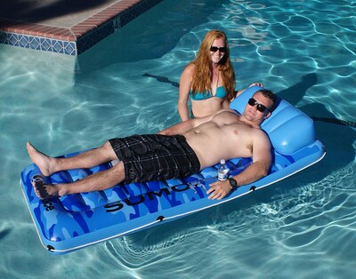 Foto 5 | Alfombrilla Flotante Para Piscina Swimline Sumo, Grande, Con Soporte Para Bebidas Y Almacenamiento - Venta Internaciona